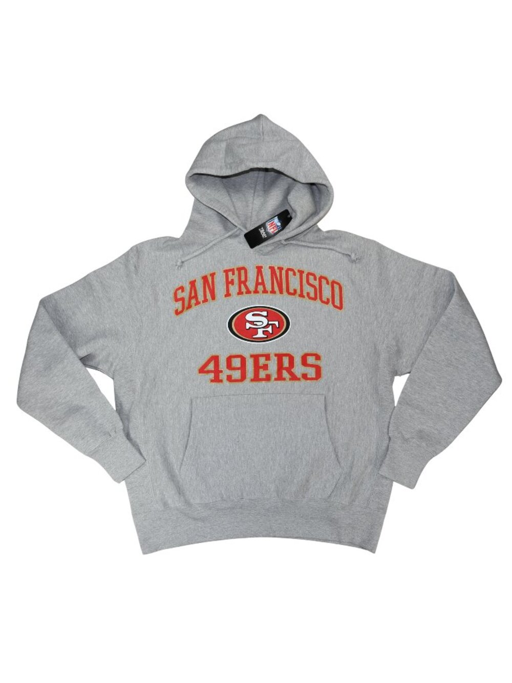 San Francisco 49ers Big & Tall NFL Apparel Kangaroo Pocket Hoodie Sweatshirt NWT